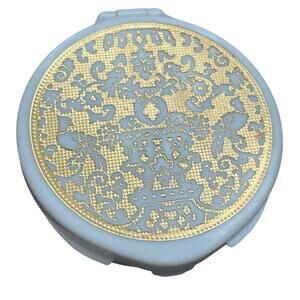 Revlon Love Pat Pressed Powder Compact Vintage 1960s Mirror Rachel J78 Makeup